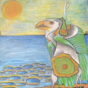 Poised at the Demerara by Lana Abraham-Murawski