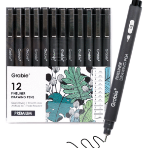 Fineliner Drawing Pen Set Of 12